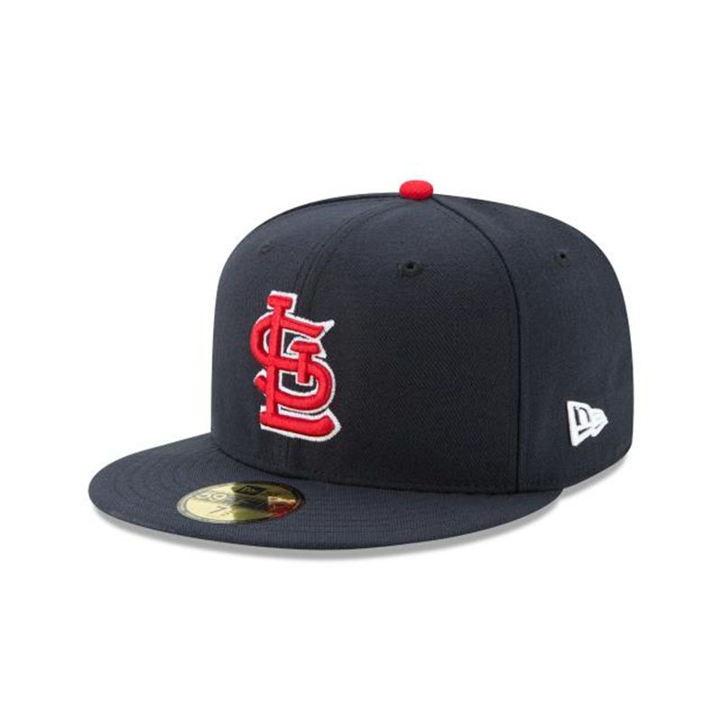 MLB St. Louis Cardinals Authentic Collection 59Fifty Fitted (BRD7785) - Blue New Era Caps